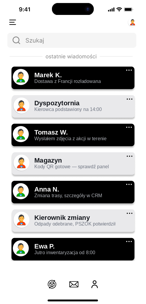 RAD Connect — autorski komunikator RAD: ostatnie wiadomości i powiadomienia zespołu